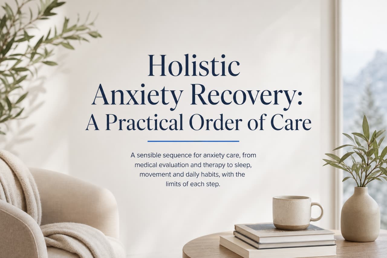 Holistic Anxiety Recovery: A Practical Order of Care